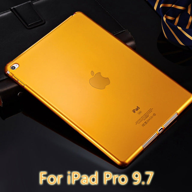 For Apple iPad Pro 9.7/iPad Pro 12.9 TPU Soft Case Cover Crystal Clear Transparent Ultra Thin Shell Tablet accessories