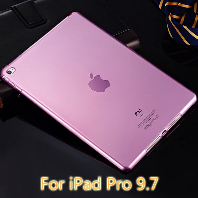 For Apple iPad Pro 9.7/iPad Pro 12.9 TPU Soft Case Cover Crystal Clear Transparent Ultra Thin Shell Tablet accessories
