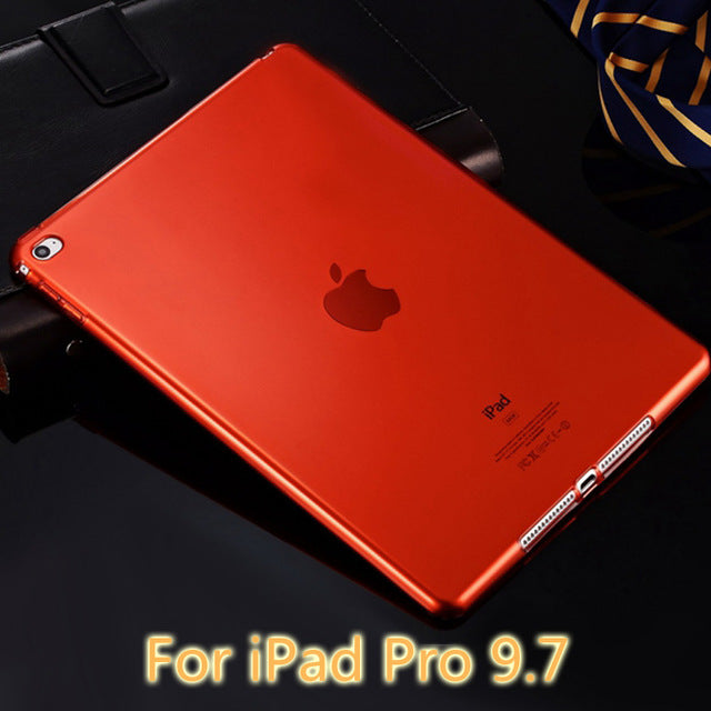 For Apple iPad Pro 9.7/iPad Pro 12.9 TPU Soft Case Cover Crystal Clear Transparent Ultra Thin Shell Tablet accessories
