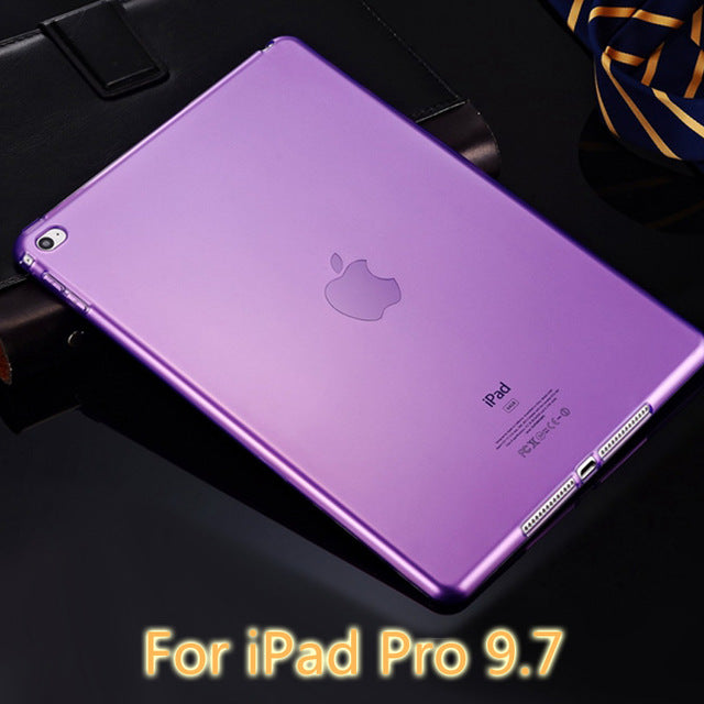 For Apple iPad Pro 9.7/iPad Pro 12.9 TPU Soft Case Cover Crystal Clear Transparent Ultra Thin Shell Tablet accessories
