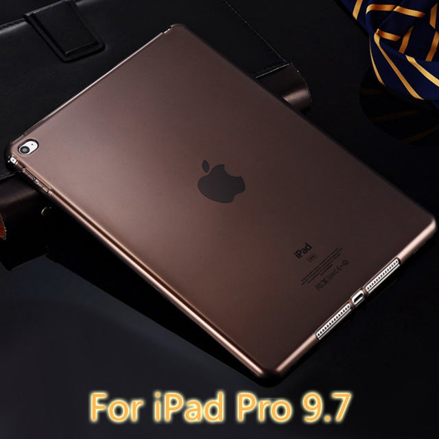 For Apple iPad Pro 9.7/iPad Pro 12.9 TPU Soft Case Cover Crystal Clear Transparent Ultra Thin Shell Tablet accessories