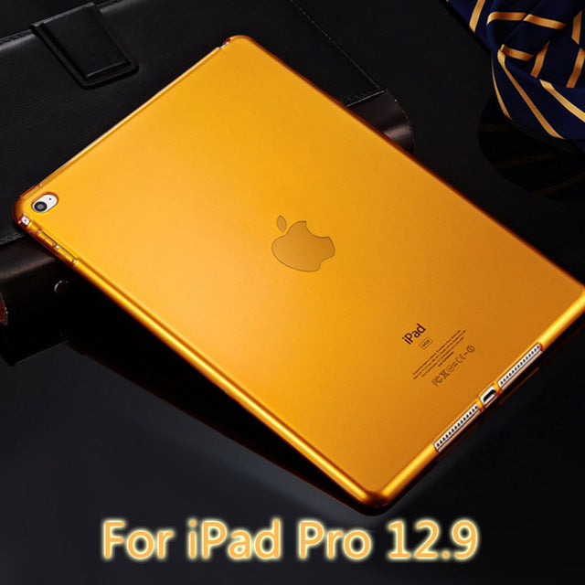 For Apple iPad Pro 9.7/iPad Pro 12.9 TPU Soft Case Cover Crystal Clear Transparent Ultra Thin Shell Tablet accessories
