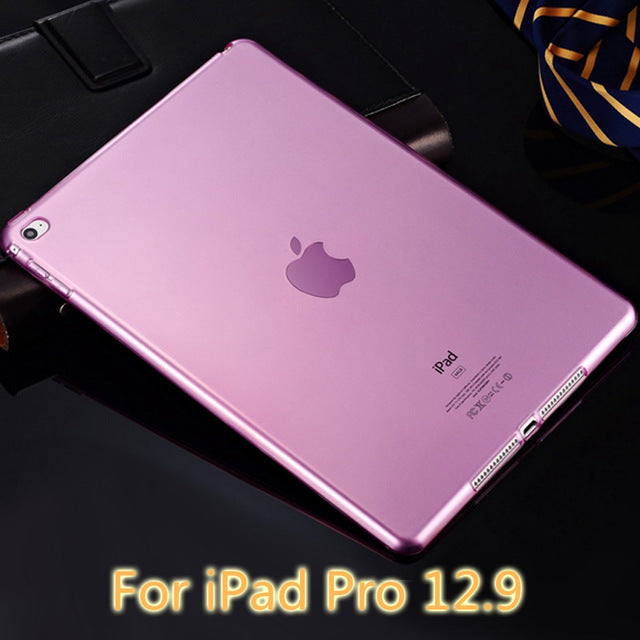For Apple iPad Pro 9.7/iPad Pro 12.9 TPU Soft Case Cover Crystal Clear Transparent Ultra Thin Shell Tablet accessories