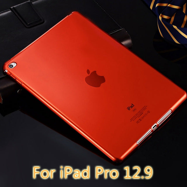 For Apple iPad Pro 9.7/iPad Pro 12.9 TPU Soft Case Cover Crystal Clear Transparent Ultra Thin Shell Tablet accessories