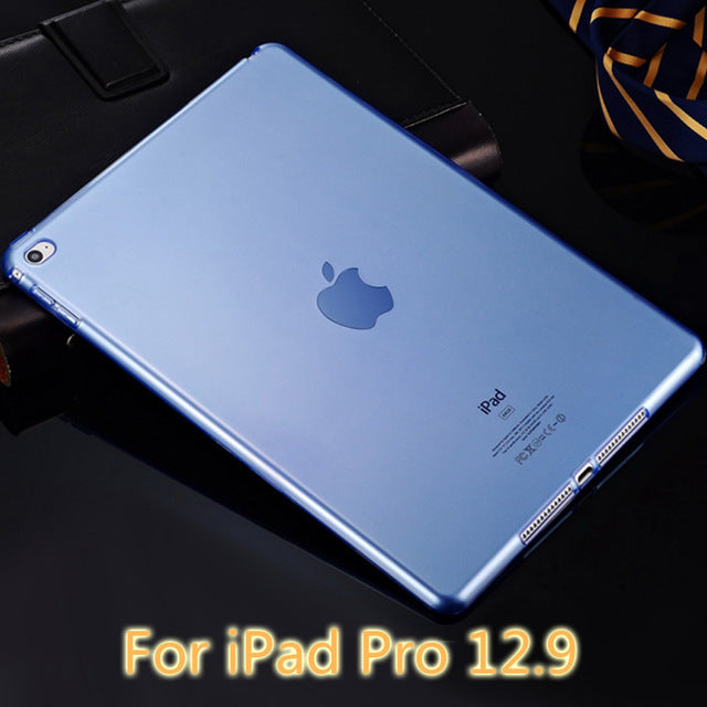 For Apple iPad Pro 9.7/iPad Pro 12.9 TPU Soft Case Cover Crystal Clear Transparent Ultra Thin Shell Tablet accessories