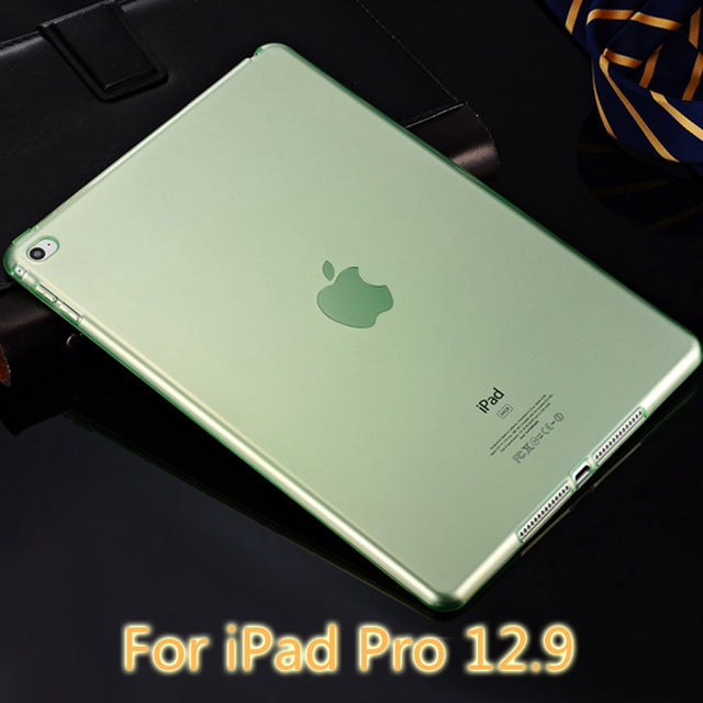 For Apple iPad Pro 9.7/iPad Pro 12.9 TPU Soft Case Cover Crystal Clear Transparent Ultra Thin Shell Tablet accessories