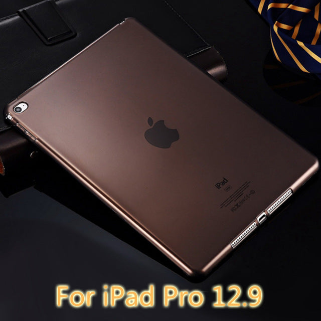 For Apple iPad Pro 9.7/iPad Pro 12.9 TPU Soft Case Cover Crystal Clear Transparent Ultra Thin Shell Tablet accessories