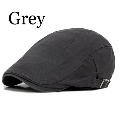 Adjustable Beret Caps Spring Summer Outdoor Sun Breathable Bone Brim Hats Womens Mens Herringbone Solid Flat Berets Cap Hat