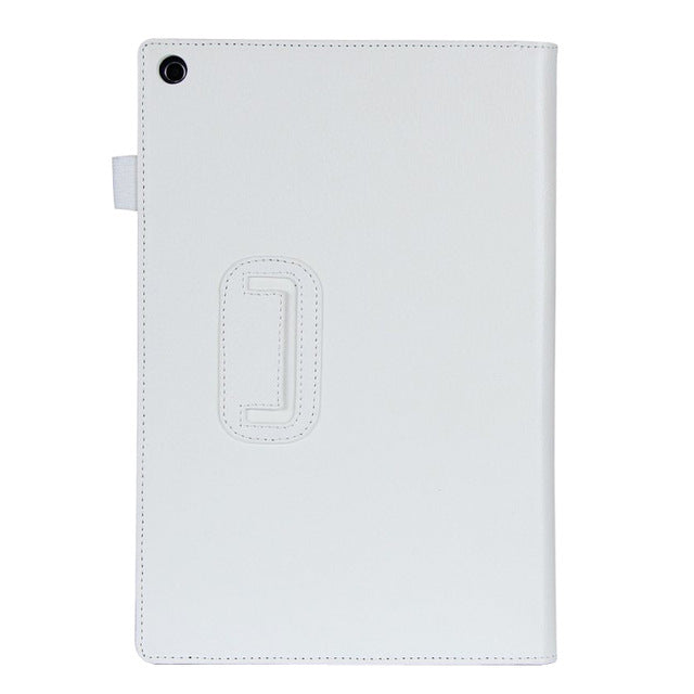 Case for 10.1 inch Sony Xperia Table Z, GARUNK Solid Filp Litchi Leather Protective Cover for Sony Xperia Z1 Tablet Accessories