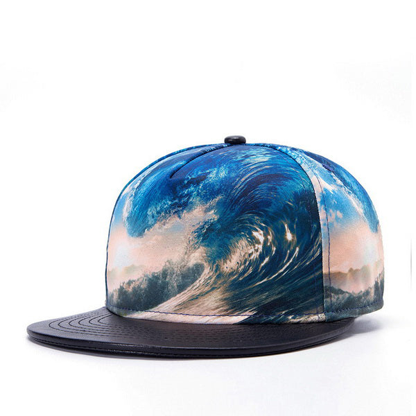 Brand NUZADA Color Printing Pattern Men Women Hat Hats Baseball Cap Fashion Trends Hip Hop Snapback Caps Bone