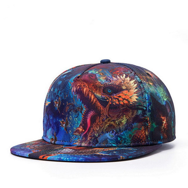 Brand NUZADA Color Printing Pattern Men Women Hat Hats Baseball Cap Fashion Trends Hip Hop Snapback Caps Bone