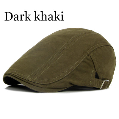 Adjustable Beret Caps Spring Summer Outdoor Sun Breathable Bone Brim Hats Womens Mens Herringbone Solid Flat Berets Cap Hat